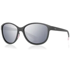 Henrik Stenson Eyewear Solglasögon-Hybrid Cateye Grå Grey/Lt Silver Mirr