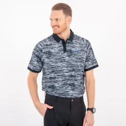 Under Armour Pikétröjor Herr-Iso-Chill Abe Twist Vit Svart Vit/Svart (100)