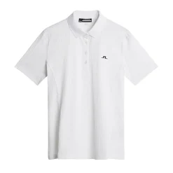 J.Lindeberg Pikétröjor Dam-Izara Polo Vit White