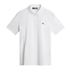 J.Lindeberg Pikétröjor Dam-Izara Polo Vit White