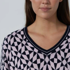 Daily Sports Tröjor Dam-Jacquard Pullover Mosaic-Harmony