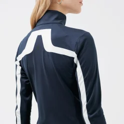 J.Lindeberg Tröjor Dam-Janice Mid Layer Blå JL Navy