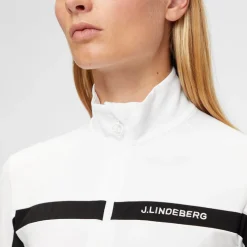 J.Lindeberg Tröjor Dam-Janice Mid Layer Vit White