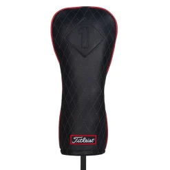 Titleist Headcovers-Jet Black Leather Headcover Driver