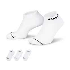 Nike Strumpor Herr-Jordan Everyday No-Show Socks 3 Pairs White-Black