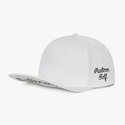 Malbon Golf Kepsar-JP 5 Panel Hat Vit White