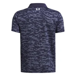 Under Armour Juniorkläder Kille-Jr Matchplay Printed Polo Blå Navy (Midnight 410)