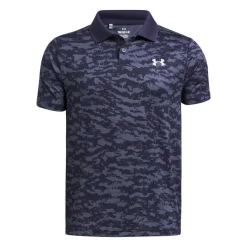 Under Armour Juniorkläder Kille-Jr Matchplay Printed Polo Blå Navy (Midnight 410)