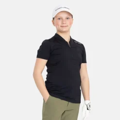 Bogeys & Birdies Juniorkläder Tjej-Jr Tech Blade V-Neck Tee Svart Black