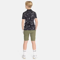 Bogeys & Birdies Juniorkläder Kille-Jr 4-Way Stretch Short Leaf Clover Green