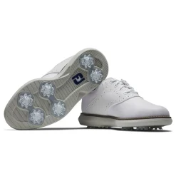 FootJoy Juniorskor-Juniors Tradition Vit White