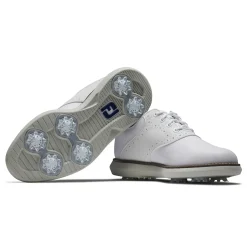 FootJoy Juniorskor-Juniors Tradition Vit White