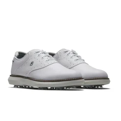 FootJoy Juniorskor-Juniors Tradition Vit White