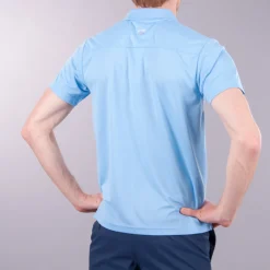 Cutter & Buck Pikétröjor Herr-Kelowna Blå Ljusblå (509)