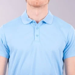 Cutter & Buck Pikétröjor Herr-Kelowna Blå Ljusblå (509)