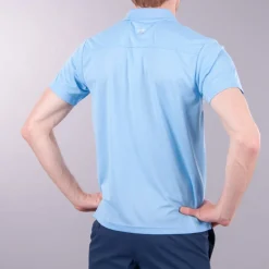 Cutter & Buck Pikétröjor Herr-Kelowna Blå Ljusblå (509)