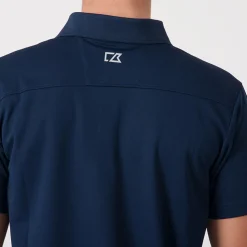 Cutter & Buck Pikétröjor Herr-Kelowna Blå Dark Navy (580)