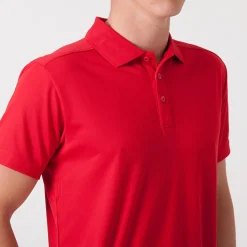 Cutter & Buck Pikétröjor Herr-Kelowna Röd Red (035)