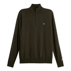 J.Lindeberg Tröjor Herr-Kian Zipped Sweater Forest-Green