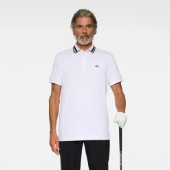 J.Lindeberg Pikétröjor Herr-Kit Polo Vit White