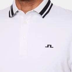 J.Lindeberg Pikétröjor Herr-Kit Polo Vit White