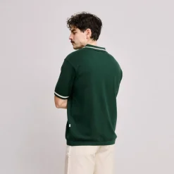 Local Rule Pikétröjor Herr-Knit Polo Grön Green