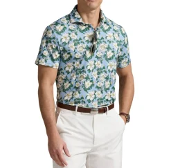 Ralph Lauren Pikétröjor Herr-Knit-Polo LT WT Airflow AOP Georgia Rose Office