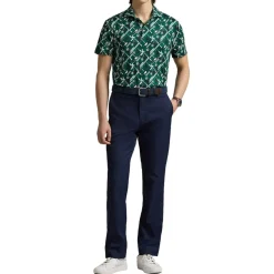 Ralph Lauren Pikétröjor Herr-Knit-Polo RLX FTHRWT Airflow Jersey Kelly Green RLX Acti