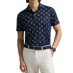 Ralph Lauren Pikétröjor Herr-Knit-Polo RLX FTHRWT Airflow Jersey Refined Navy