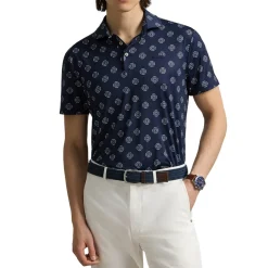Ralph Lauren Pikétröjor Herr-Knit-Polo RLX FTHRWT Airflow Jersey Refined Navy