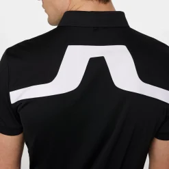 J.Lindeberg Pikétröjor Herr-Kv Polo Svart Black