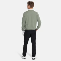 Lyle & Scott Tröjor Herr-Lambswool Blend Crew Green Sage L (X932)