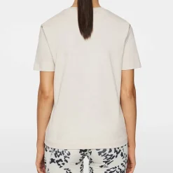 J.Lindeberg Pikétröjor Dam-Laurel T-Shirt Moonbeam