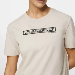 J.Lindeberg Pikétröjor Dam-Laurel T-Shirt Moonbeam