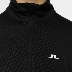 J.Lindeberg Tröjor Dam-Lauryn Quarter Zip Mid Layer Svart Black