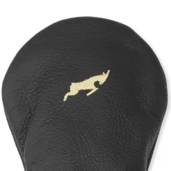 Goatlane Headcovers-Leather Headcover Fairway Svart Black