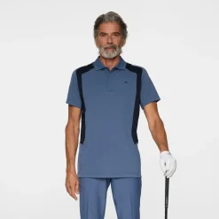 J.Lindeberg Pikétröjor Herr-Legacy Polo Vintage-Indigo