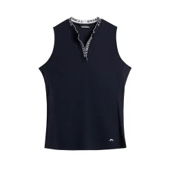 J.Lindeberg Pikétröjor Dam-Leya Sleeveless Top Blå JL Navy