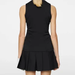 J.Lindeberg Pikétröjor Dam-Leya Sleeveless Top Svart Black