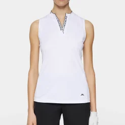 J.Lindeberg Pikétröjor Dam-Leya Sleeveless Top Vit White