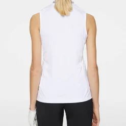 J.Lindeberg Pikétröjor Dam-Leya Sleeveless Top Vit White