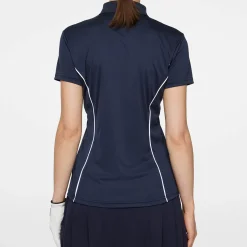 J.Lindeberg Pikétröjor Dam-Leyla Polo Blå JL Navy