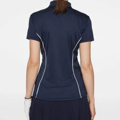 J.Lindeberg Pikétröjor Dam-Leyla Polo Blå JL Navy