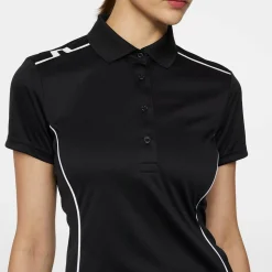 J.Lindeberg Pikétröjor Dam-Leyla Polo Svart Black