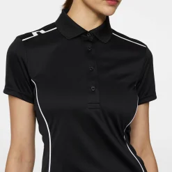 J.Lindeberg Pikétröjor Dam-Leyla Polo Svart Black