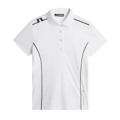 J.Lindeberg Pikétröjor Dam-Leyla Polo Vit White
