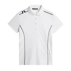 J.Lindeberg Pikétröjor Dam-Leyla Polo Vit White