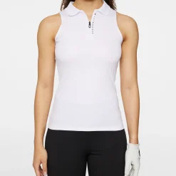 J.Lindeberg Pikétröjor Dam-Leylo Sleeveless Top Vit White