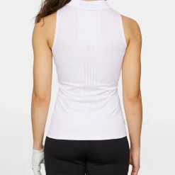 J.Lindeberg Pikétröjor Dam-Leylo Sleeveless Top Vit White