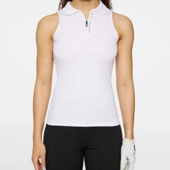 J.Lindeberg Pikétröjor Dam-Leylo Sleeveless Top Vit White